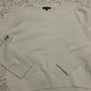 Banana Republic Soft Ivory Crewneck Sweater
